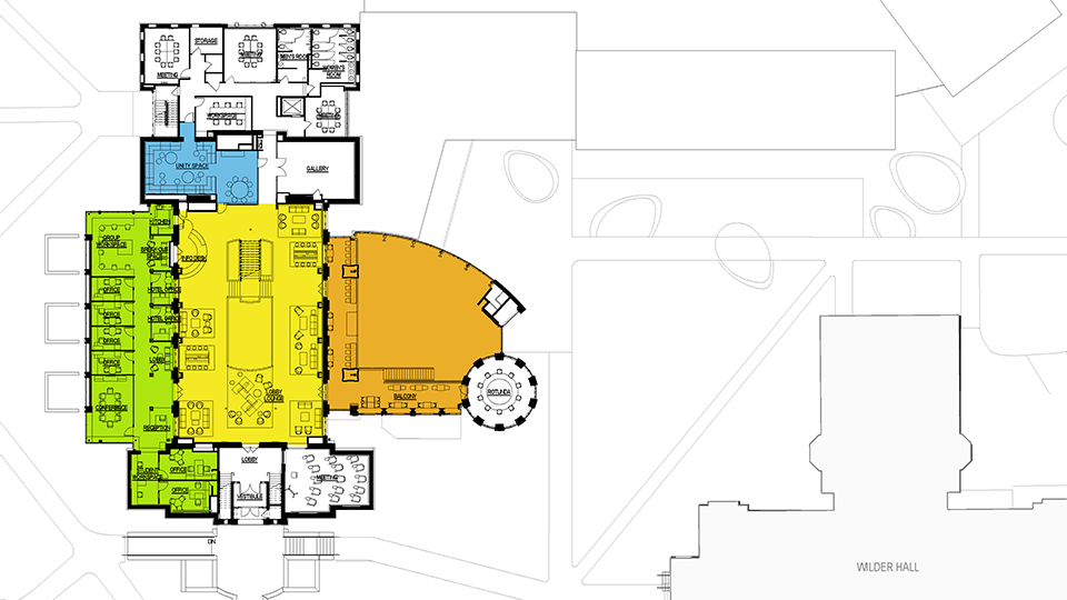 Floorplan image of middle level.