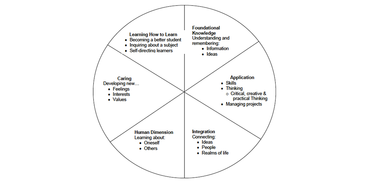 Chart: Taxonomy of Significant Learning